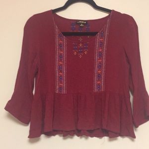 Cropped blouse